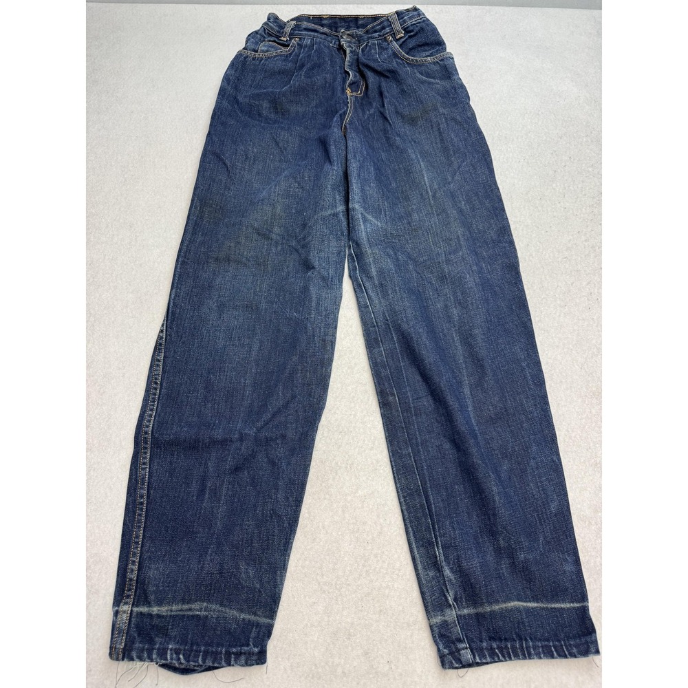 Vintage Paul Jordan Jeans Womens‎ 9 Blue High Rise Relaxed Straight Denim